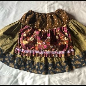 Girls Matilda Jane apron skirt size 6
